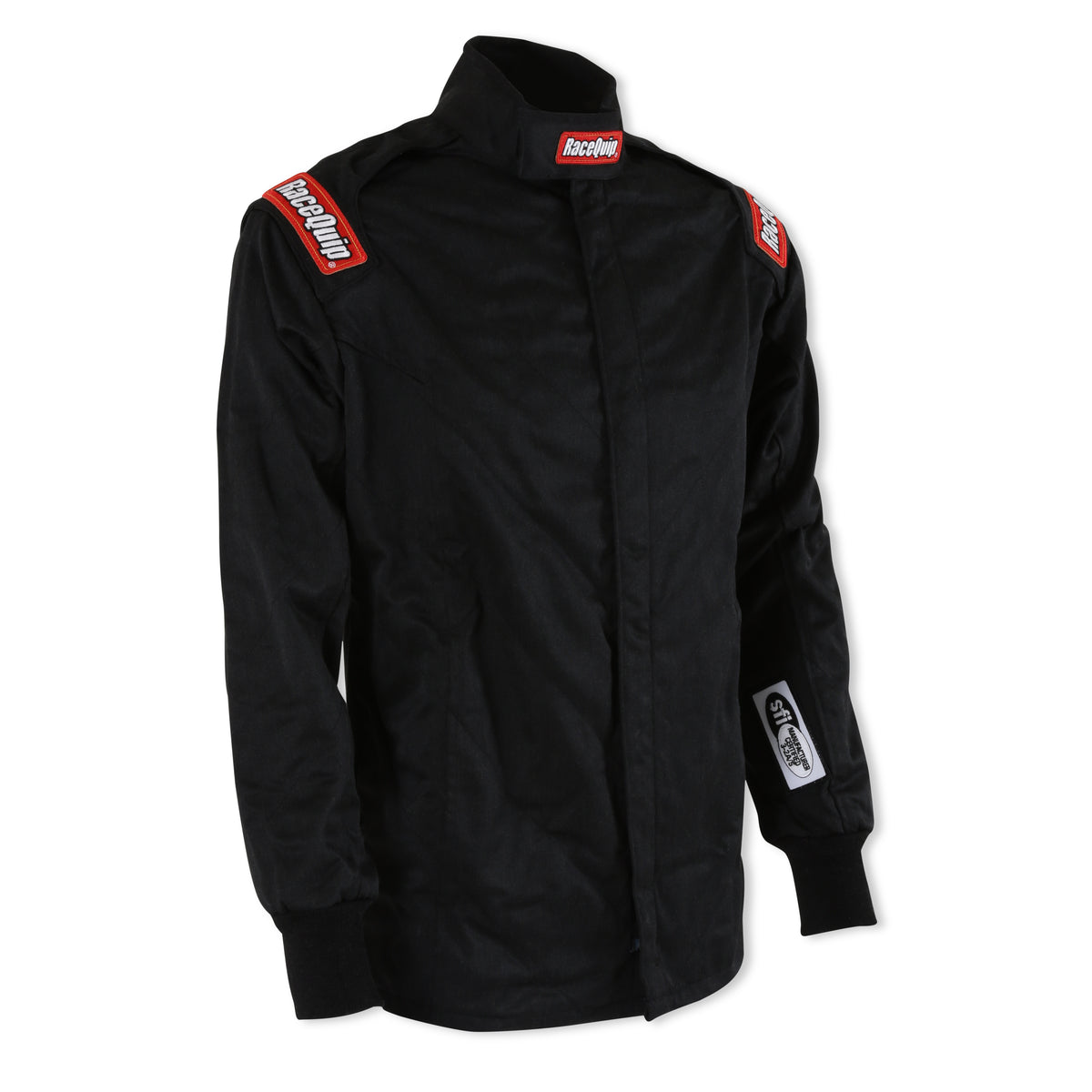 RaceQuip Black Chevron-5 Jacket SFI-5 - 3XL