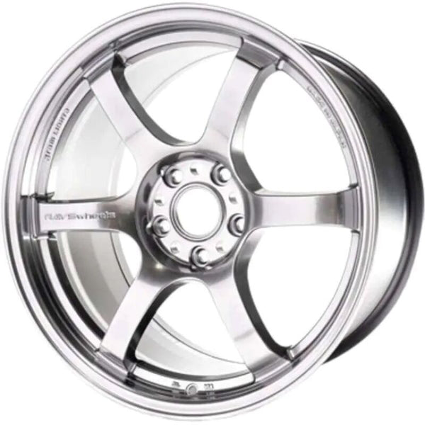 Gram Lights 57DR 19x9.5 +25 5X114.3 Grace Silver Wheel - WGI425EQNK by Gram Lights