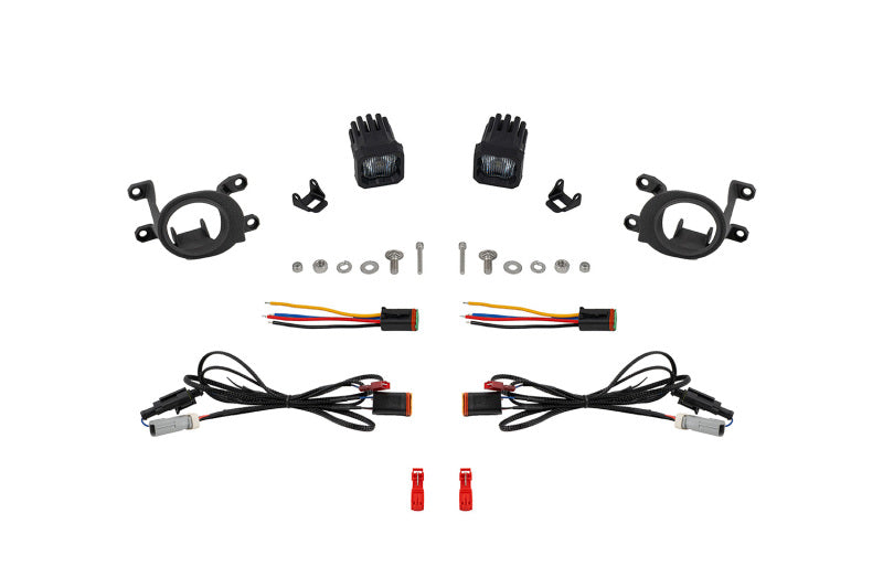 Diode Dynamics 23-24 Toyota GR Corolla SSC1 LED Fog Light Kit - White SAE Fog - DD8289
