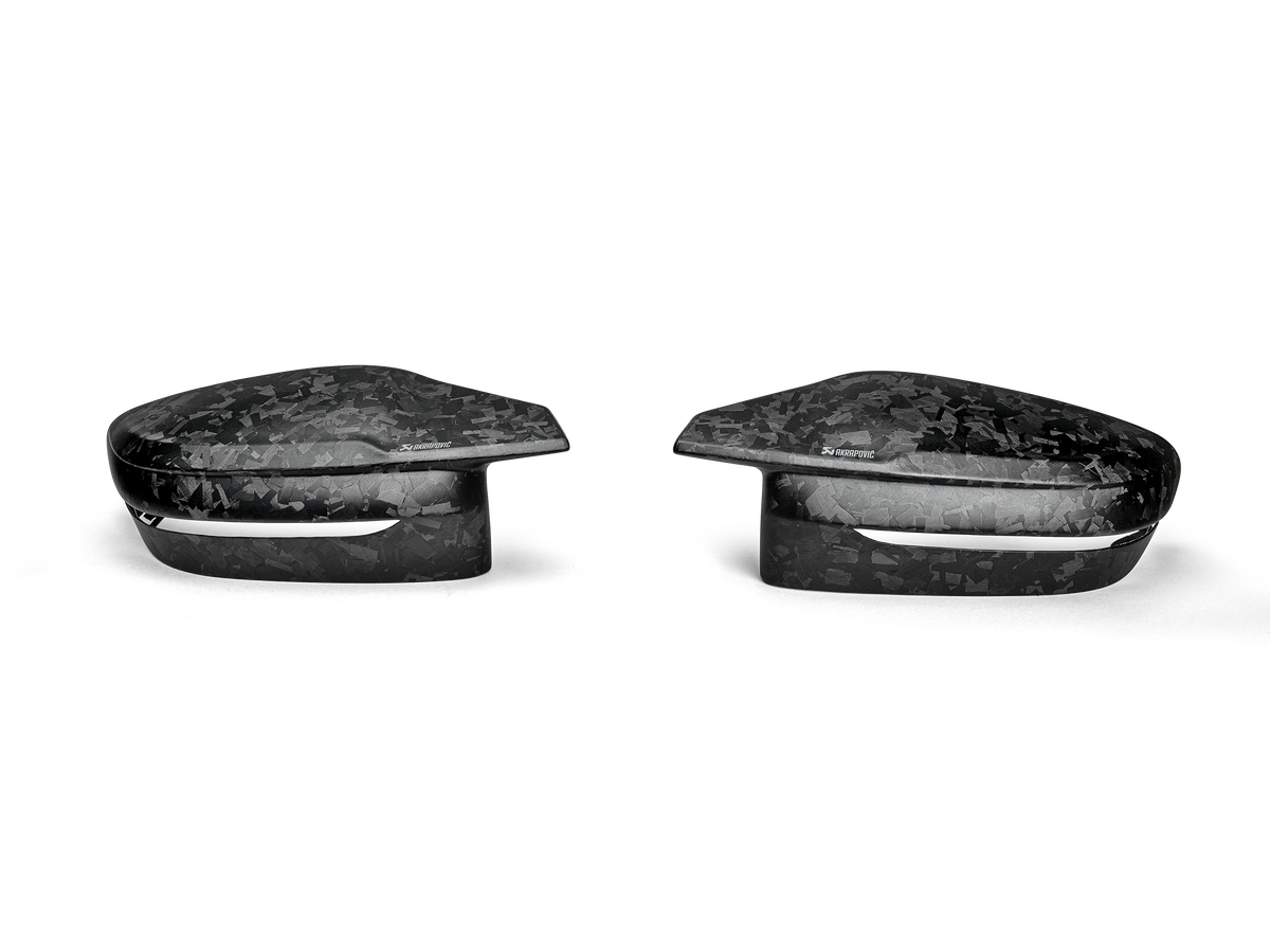 Akrapovic BMW M2 Coupe (G87) Chopped Carbon Fiber Mirror Cap Set - Matte - WM-BM/CA/5/CF