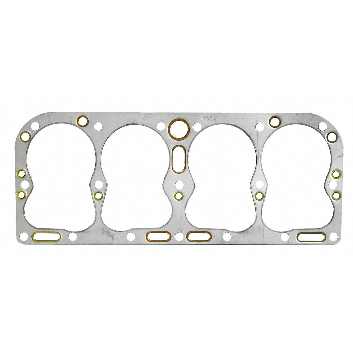 Fel-Pro 7557 S Steel Composite Engine Cylinder Head Gasket - 7557S - front view