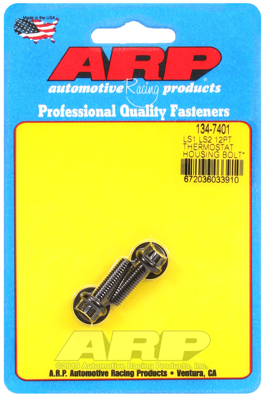 ARP LS1 LS2 12pt Thermostat Housing Bolt Kit - 134-7401