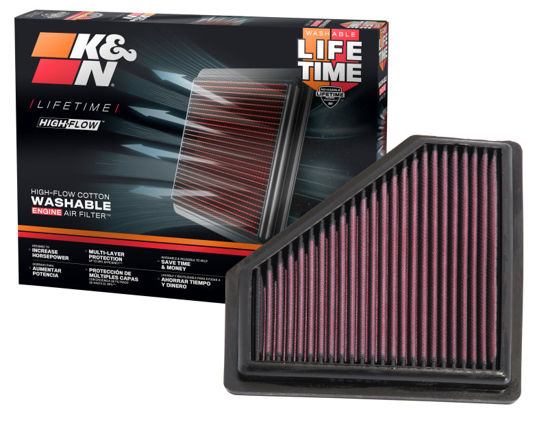 K&N Replacement Air Filter FORD FOCUS 2.0L NON-PZEV 2008 - 33-2401