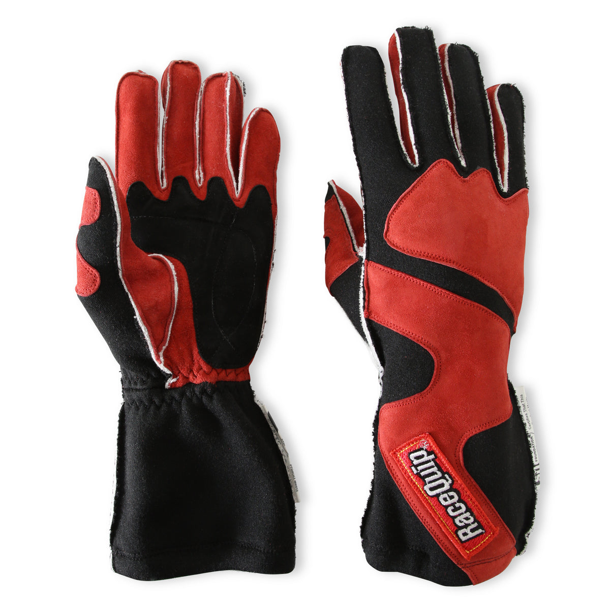 RaceQuip SFI-5 Red/Black Small Outseam w/ Closure Glove