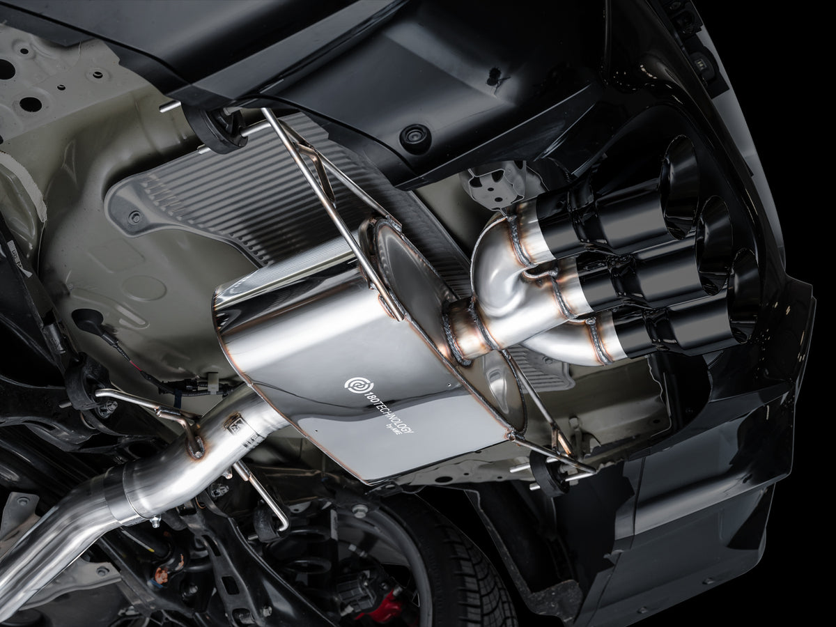 AWE Tuning 2024 Acura Integra Type S DE5 FWD Touring Edition Exhaust w/ Triple Diamond Black Tips - 3015-53335