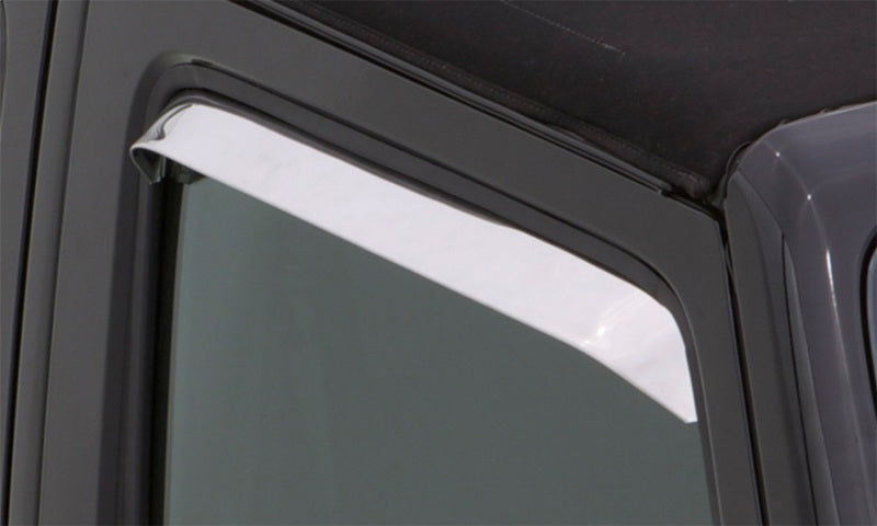AVS 78-79 Ford Bronco Ventshade Window Deflectors 2pc - Stainless - 12064