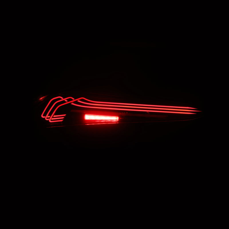 AlphaRex 20-24 Toyota Supra LUXX-Series Laser Style LED Tail Lights Alpha-Black - 609020