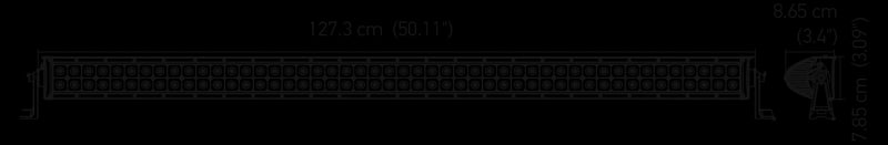 Hella Value Fit Sport 49in - 288W LED Light Bar - Dual Row Combo Beam - 357208301