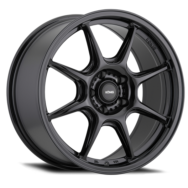 Konig Lockout 17x8 5x114.3 ET43 Gloss Black - LK87514435 by Konig