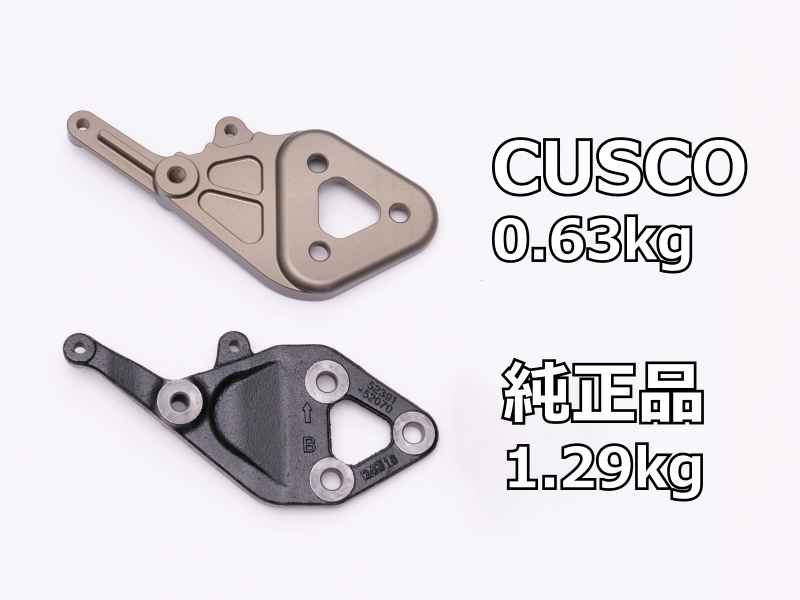 Cusco 23-25 Toyota GR Corolla Light Weight Rear Differential Mount Bracket - Billet Aluminum - 1C7 771 A