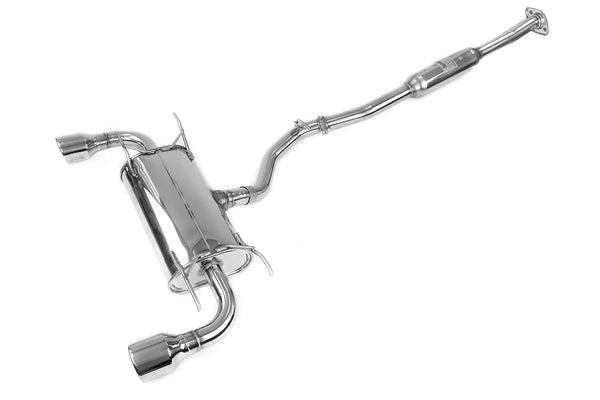 Invidia Subaru BRZ / Scion FRS Q300 w/ Rolled SS Tips Cat- Back Exhaust - HS12SSTG3S for 2013-2020 Subaru BRZ - front view