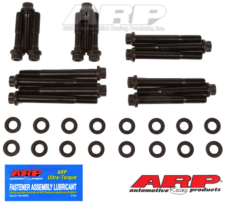 ARP SB Chevy 2-Bolt Large Journal w/ 1/2 Inch Straps on F&amp;R Caps Main Bolt Kit - 234-5203