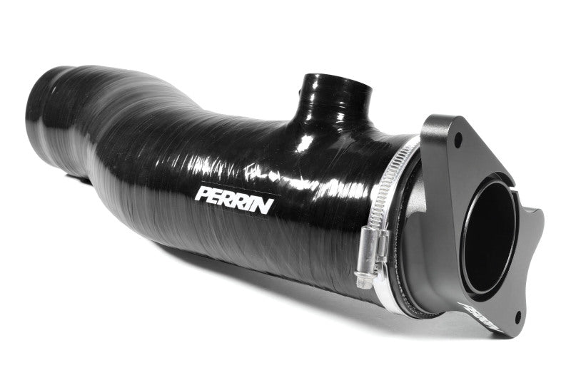 Perrin 2022+ Subaru WRX Black 3in Turbo Inlet Hose w/ Nozzle - PSP-INT-425BK