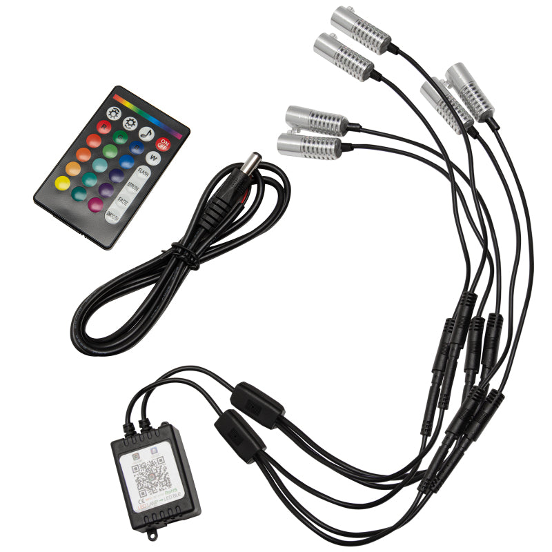 Oracle Fiber Optic LED Light Head - ColorSHIFT (6PCS) - ColorSHIFT SEE WARRANTY - 4231-333-6