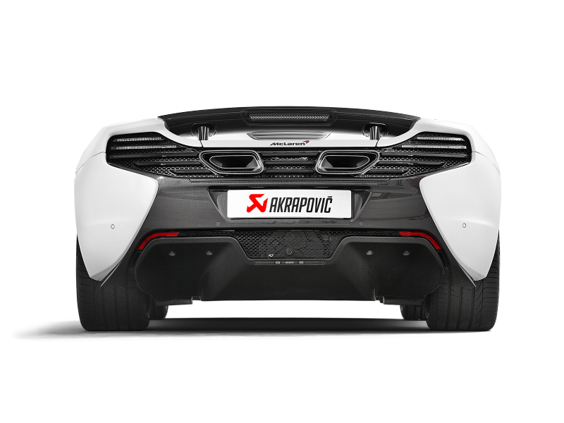 Akrapovic 14-17 McLaren 650S/650S Spyder Slip-On Line (Titanium) w/ Carbon Tips - S-MC/TI/2