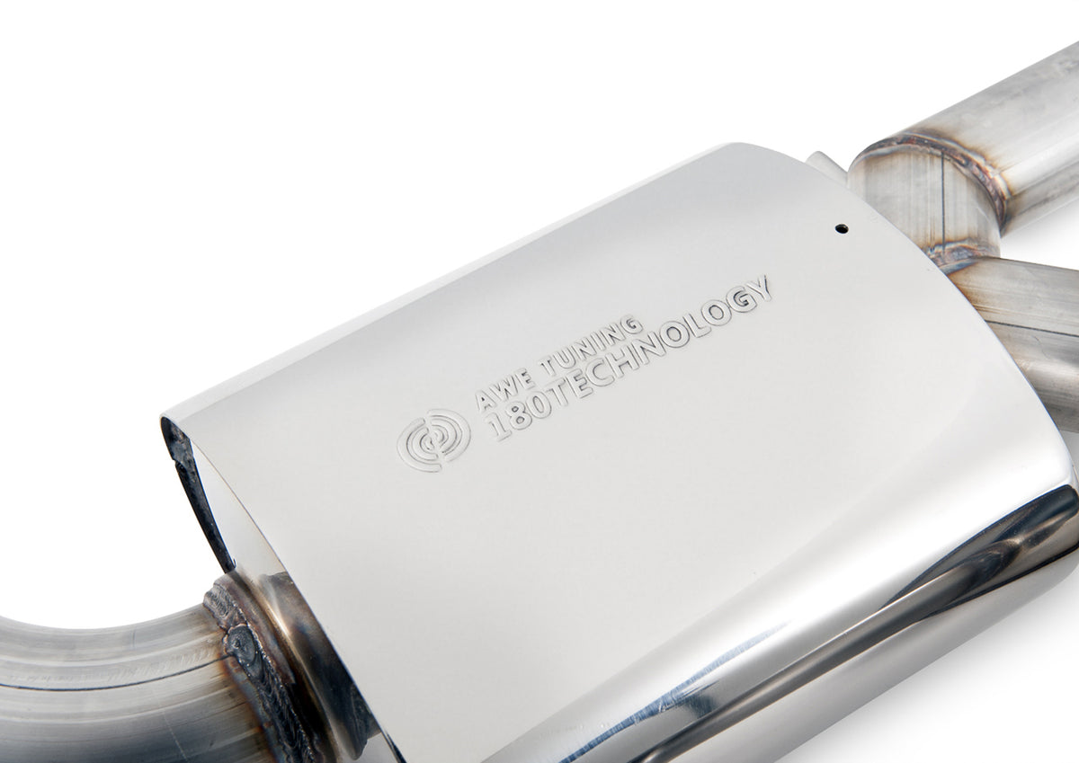 AWE Tuning Audi C7.5 A7 3.0T Touring Edition Exhaust - Quad Outlet Chrome Silver Tips - 3015-42070