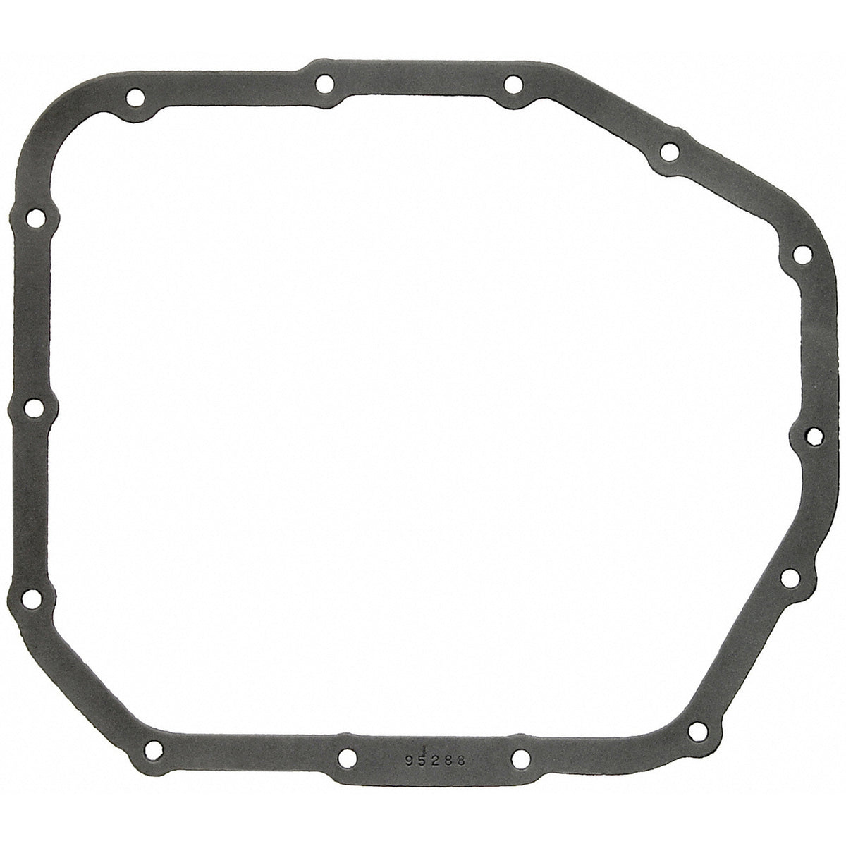 Fel-Pro Mitsubishi 3000GT TOS 18703 Transmission Oil Pan Gasket 14 Bolt Hole One Piece Gasket - TOS18703 for 1993-1999 Mitsubishi 3000GT - front view