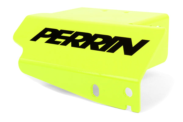 Perrin 07-21 STi Boost Control Selenoid Cover - Neon Yellow - PSP-ENG-161NY for 2008-2021 Subaru WRX STI - front view