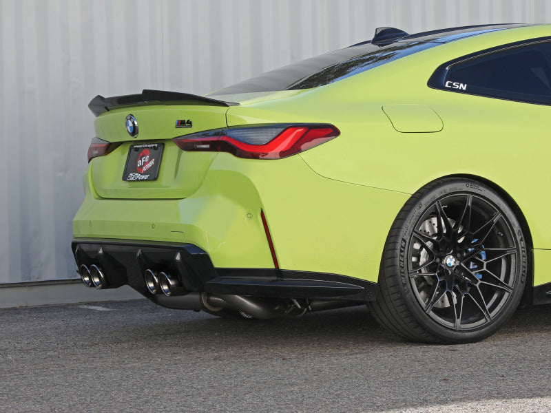 aFe MACHForce XP Exhausts Cat-Back SS 21 BMW M2 Competition L6-3.0L w/Polished Tips - 49-36351-P