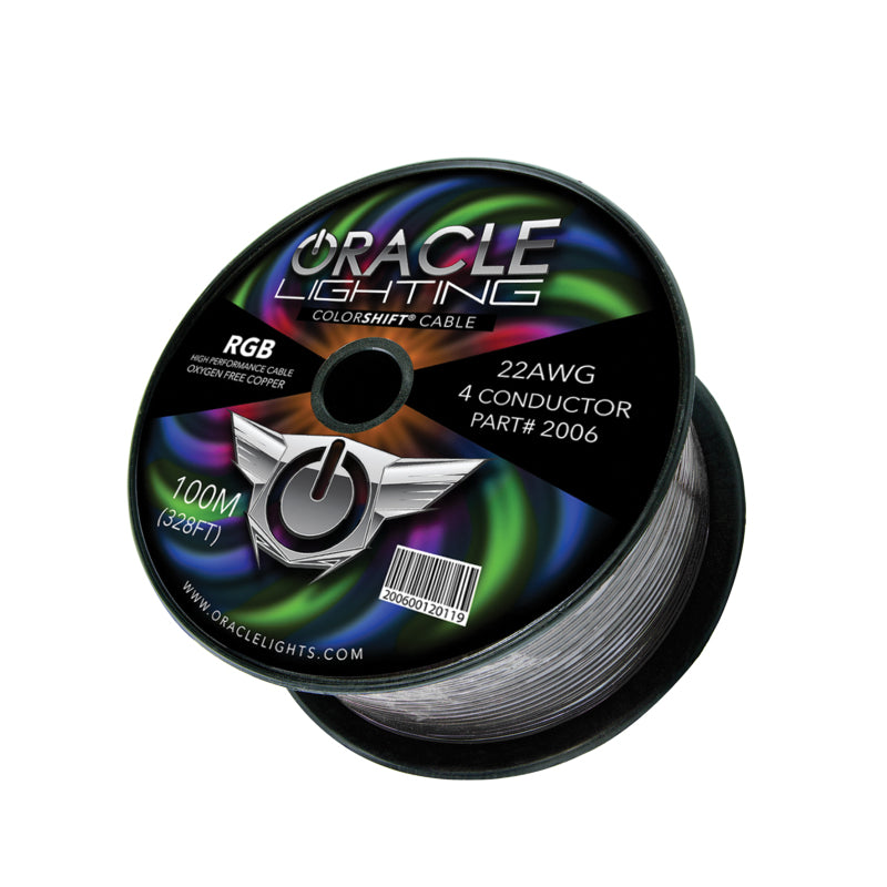 Oracle 22AWG 4 Conductor RGB Installation Wire 100M (328ft) Spool - RGB SEE WARRANTY - 2006-504