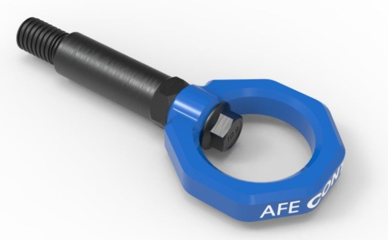 aFe Control Front Tow Hook Blue 20-21 Toyota GR Supra (A90) - 450-721001-L