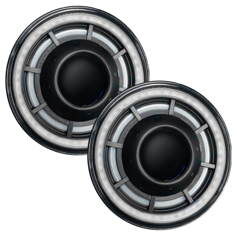 Oracle Oculus 7in ColorSHIFT Bi-LED Projector Headlights for Jeep Wrangler JK SEE WARRANTY - 5876-335