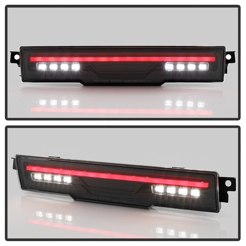 Spyder Apex 22-24 Toyota GR86/BRZ LED Rear Bumper Light w/ Fog Light - Blk (ALT-YD-TGR8622RRL-GR-BK) - 5088925