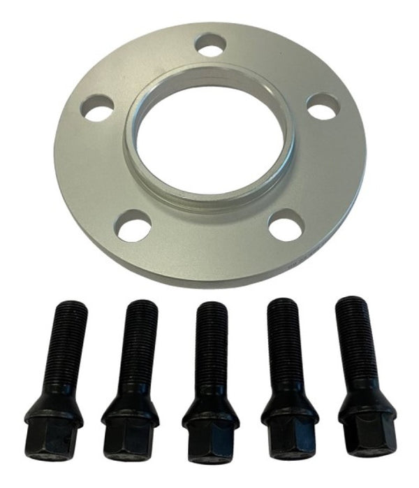 BBS 10mm Spacer Kit BMW 5x120 CB 72.5 - 14x1.25 Bolts (1 Spacer & 5 Black Lug Bolts) - 09.50.370 by BBS