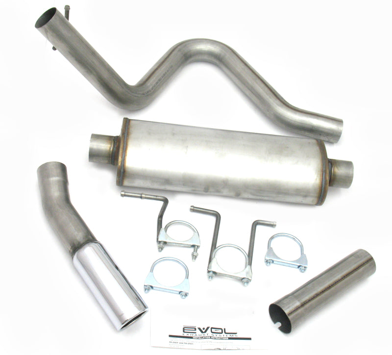 JBA 99-05 Ford Excursion 5.4L/6.8L 409SS Pass Side Single Exit Cat-Back Exhaust - 40-2501