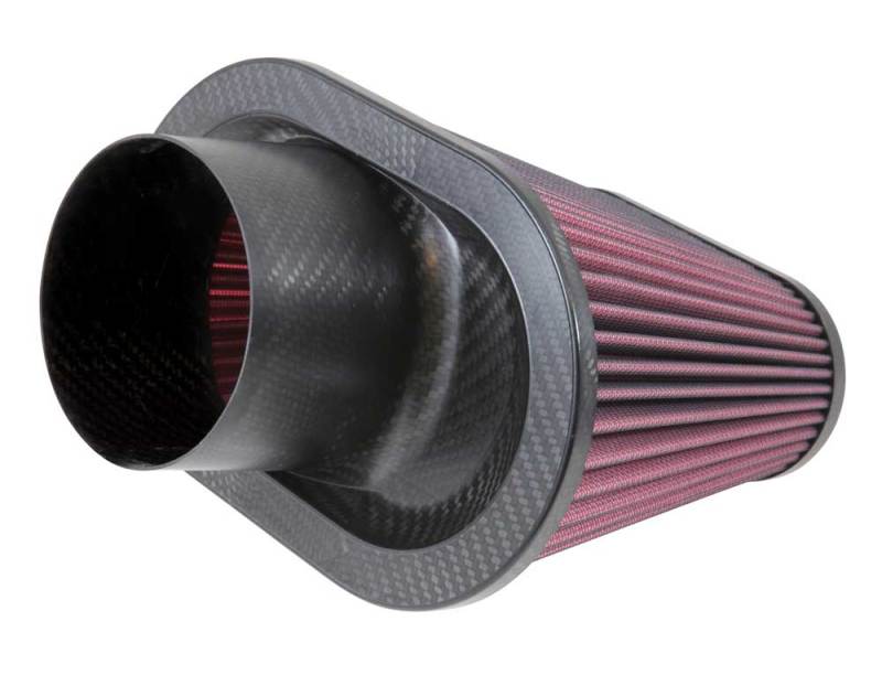 K&amp;N Universal Air Filter 3 11/16in Flange x 8 3/4 x 5 1/2in Base x 6 3/8 x 3 3/16in Top x 7in Height - RP-5285