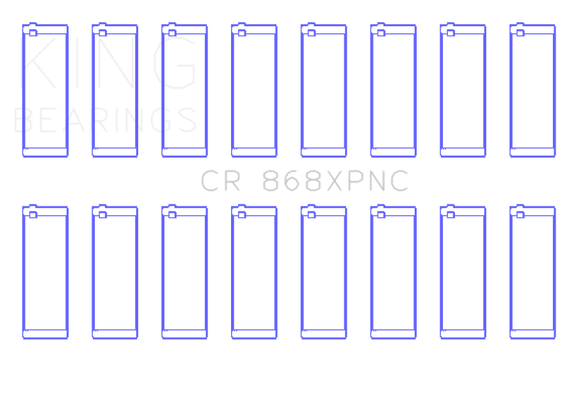 King Ford 4.6L/5.4L V8 SOHC (Size STDX) Performance Coated Rod Bearing Set - Size STDX - CR868XPNCSTDX