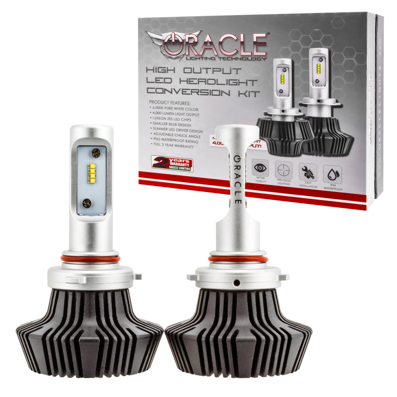 Oracle 9005 4000 Lumen LED Headlight Bulbs (Pair) - 6000K SEE WARRANTY - 5239-001
