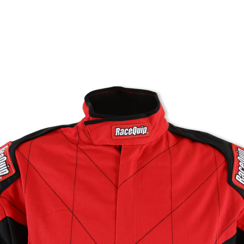 RaceQuip Red Chevron-1 Suit - SFI-1 Medium - 130913RQP