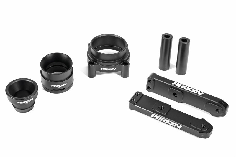 Perrin 22-23 Subaru WRX Front Mount Intercooler Kit (Black Tubes &amp; Black Core) - PSP-ITR-441BK/BK