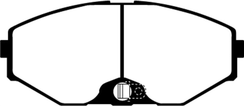 EBC 93-97 Infiniti J30 3.0 Yellowstuff Front Brake Pads - DP41471R