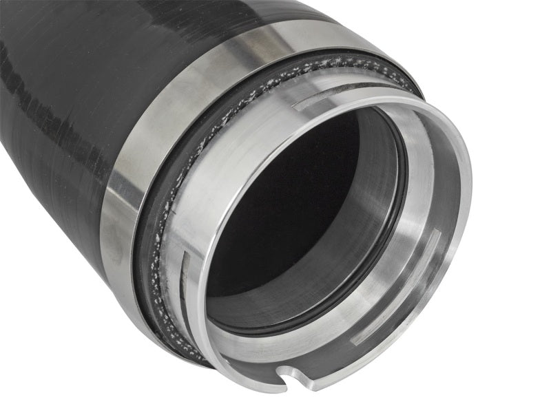 aFe BladeRunner 3in Black IC Tube Cold Side w/ Coupling &amp; Clamp Kit 2016 GM Colorado/Canyon 2.8L - 46-20269-B
