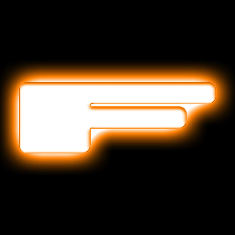 ORACLE Lighting Universal Illuminated LED Letter Badges - Matte Wht Surface Finish - F SEE WARRANTY - 3140-F-005
