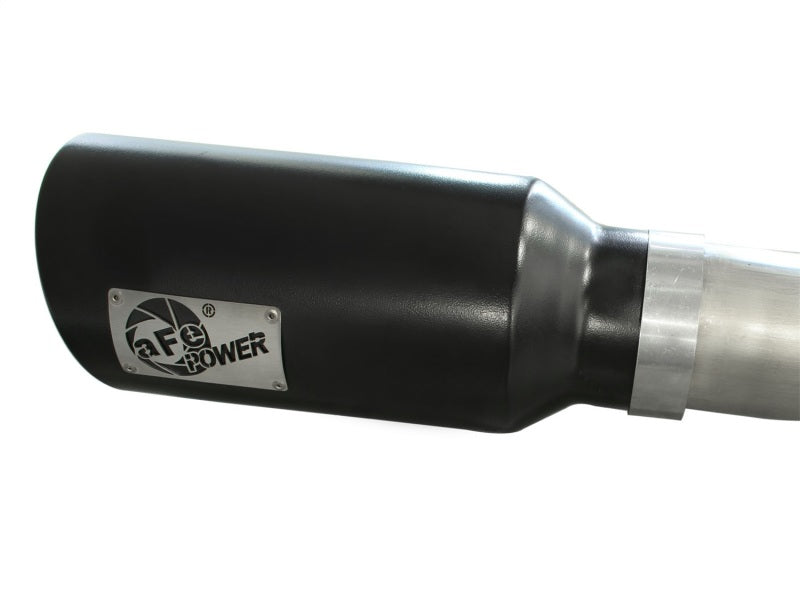 aFe MACHForce XP DPF-Back Exhaust 3in SS w/ 6in Black Tips 2014 Dodge Ram 1500 V6 3.0L EcoDiesel - 49-42044-B
