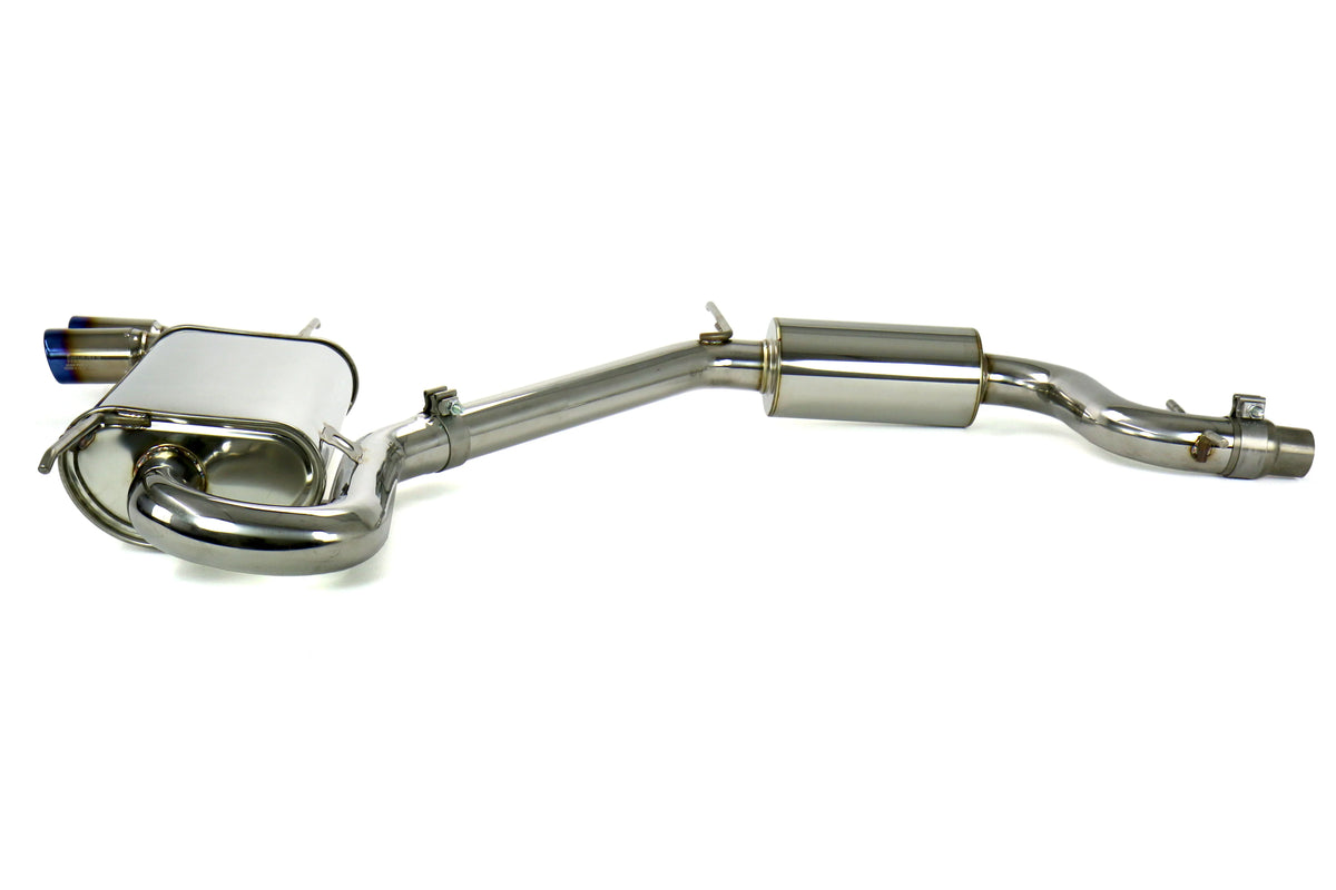 Invidia 05-08 VW Golf GTI Q300 Rolled Titanium Tip Cat-Back Exhaust - HS05GF5G3T