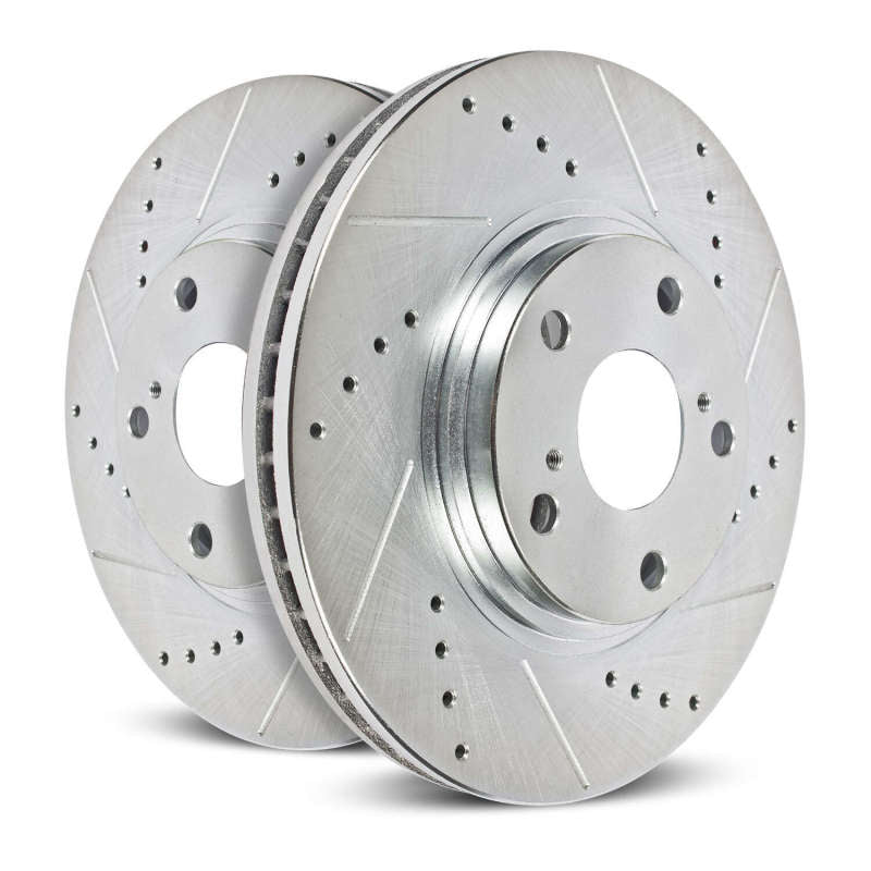 Power Stop 07-09 Chrysler Aspen Front Evolution Drilled & Slotted Rotors - Pair - AR8750XPR
