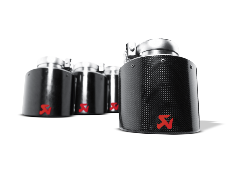 Akrapovic 06-13 Chevrolet Corvette ZO6/ZR1 (C6) Tail Pipe Set (Carbon 125 mm) - TP-NIR35C