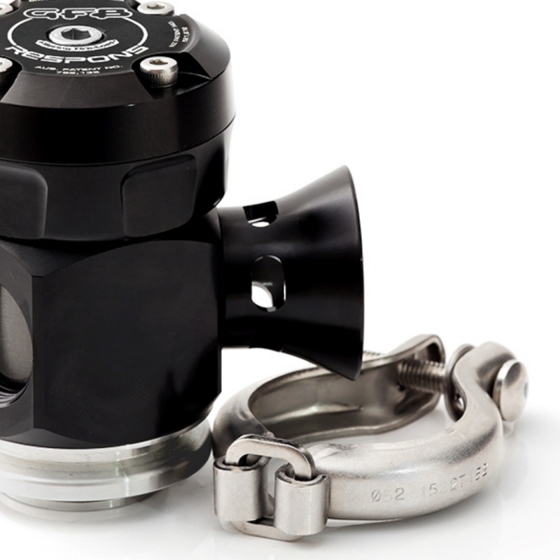 GFB Universal Weld On Respons TMS Fully Adjustable Sound BOV/Diverter - T9019 by Go Fast Bits - angle view