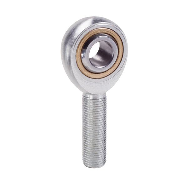 QA1 V Series 3-Pc Rod End - Male/Left Hand - 5mm Bore x M5x.08 - Carbon Steel - VML5 by QA1 - front view