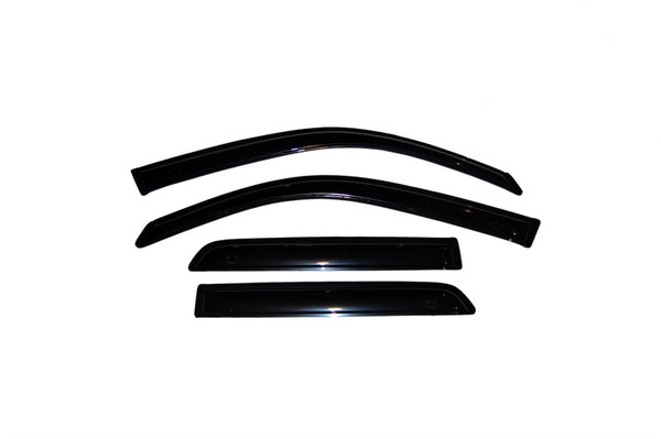 AVS 03-09 Toyota 4Runner Ventvisor Outside Mount Window Deflectors 4pc - Smoke - 94924 for 2003-2009 Toyota 4Runner - front v