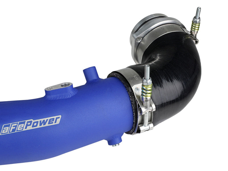 aFe 20-21 BMW Z4 M40i (G29) L6-3.0L (t) B58 BladeRunner 2-1/2in to 3in  Hot-Side Charge Pipe - Blue - 46-20408-L