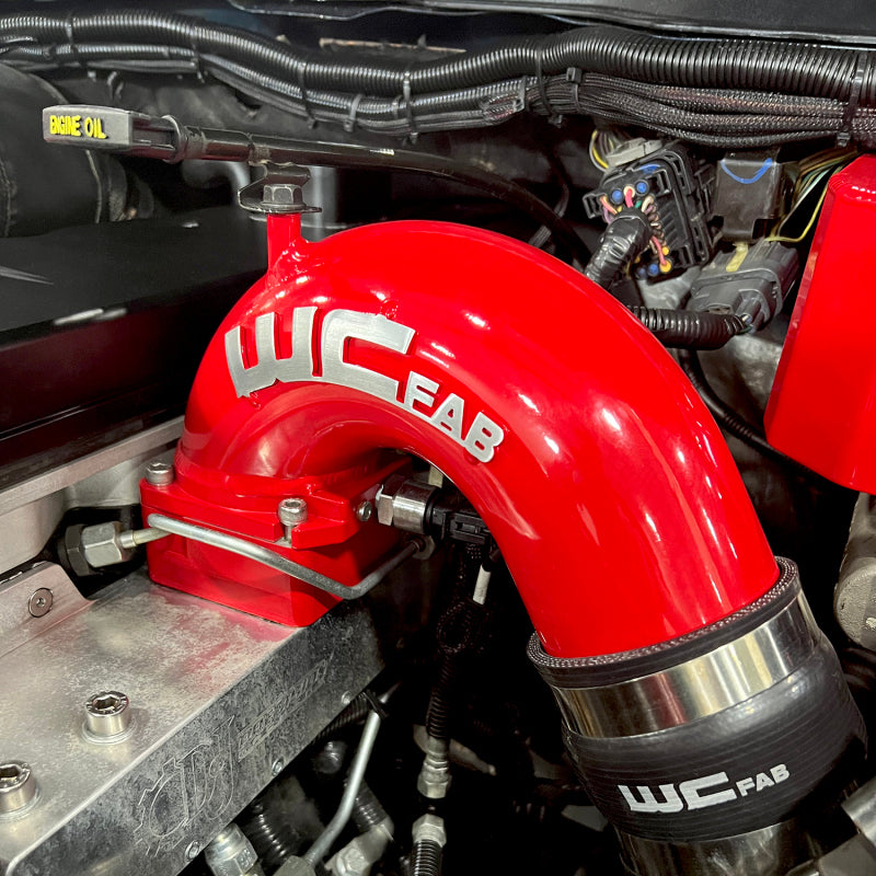 Wehrli 03-07 Cummins 5.9L High Flow Intake Bundle Kit Stage 2 - Flat Black - WCF100680-FB