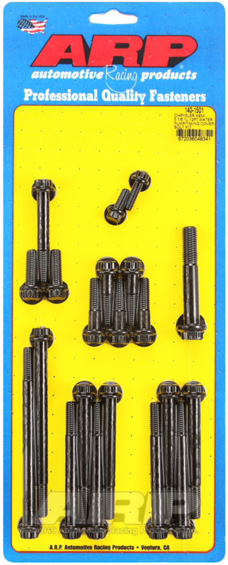 ARP Chrysler Hemi 5.7/6.1L 12pt Water Pump/Timing Cover Bolt Kit - 140-1501