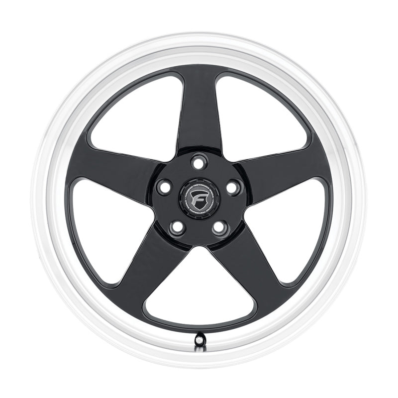 Forgestar D5 Beadlock 15x10 / 5x115 BP / ET22 / 6.4in BS Gloss Black Wheel - F001B0071P22