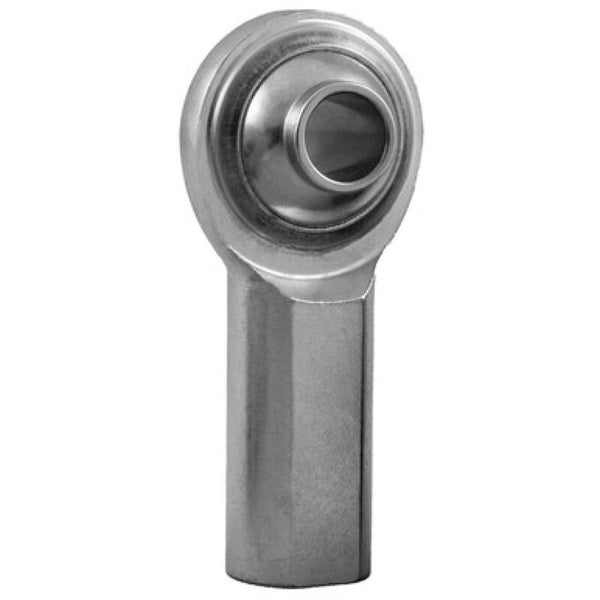 QA1 PCY Series 2-Pc Rod End - Female/Left Hand - .625in Bore x 5/8-18 - Hi-Misalign - Steel w/PTFE - PCYFL10T by QA1 - front 