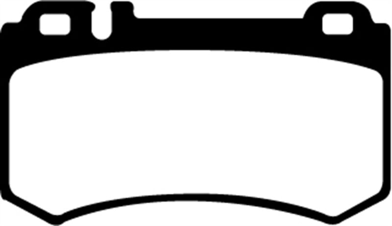 EBC 03-06 Mercedes-Benz CL55 AMG 5.4 Supercharged Redstuff Rear Brake Pads - DP31490C for 2003-2009 Mercedes Benz SL - front 